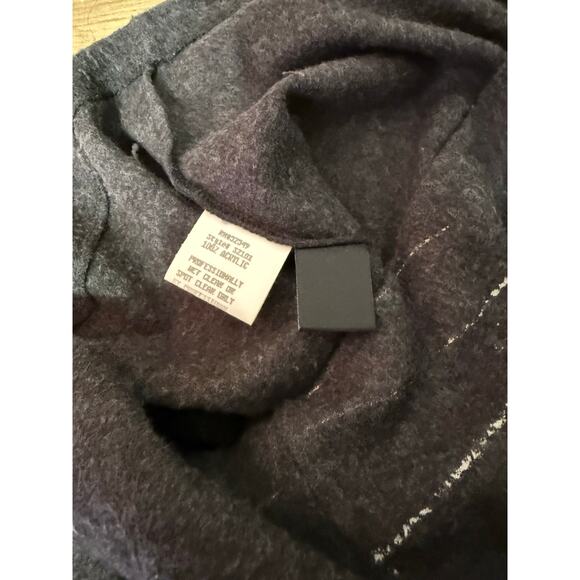 Laundry by Shelli Segal Skirt M Gray Acrylic Metallic Abstract Print Made in USA - Picture 9 of 9